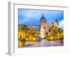 Palermo Cathedral (Duomo Di Palermo) at Night, Palermo, Sicily, Italy, Europe-Matthew Williams-Ellis-Framed Photographic Print