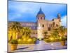 Palermo Cathedral (Duomo Di Palermo) at Night, Palermo, Sicily, Italy, Europe-Matthew Williams-Ellis-Mounted Photographic Print