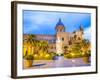 Palermo Cathedral (Duomo Di Palermo) at Night, Palermo, Sicily, Italy, Europe-Matthew Williams-Ellis-Framed Photographic Print