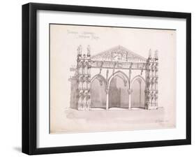 Palermo Cathedral, Study of the Entrance Porch, 1891-Charles Rennie Mackintosh-Framed Giclee Print