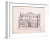 Palermo Cathedral, Study of the Entrance Porch, 1891-Charles Rennie Mackintosh-Framed Giclee Print