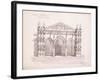 Palermo Cathedral, Study of the Entrance Porch, 1891-Charles Rennie Mackintosh-Framed Giclee Print