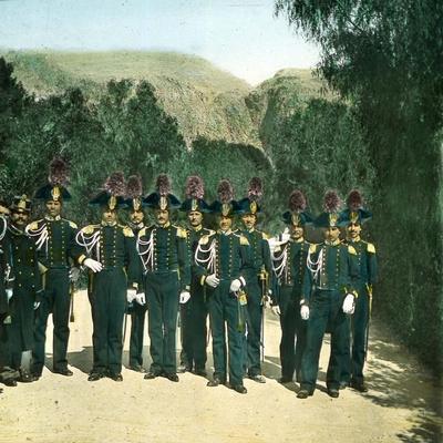 'Palermo (Sicily), Group of PoliceCustoms Officers' Photographic Print