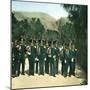 Palermo (Sicily), Group of Police-Customs Officers-Leon, Levy et Fils-Mounted Photographic Print