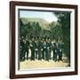 Palermo (Sicily), Group of Police-Customs Officers-Leon, Levy et Fils-Framed Photographic Print