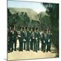 Palermo (Sicily), Group of Police-Customs Officers-Leon, Levy et Fils-Mounted Photographic Print