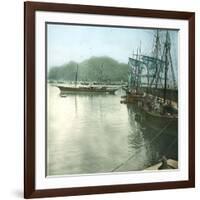 Palermo (Sicily), Mount Pellegrino Seen from the Port-Leon, Levy et Fils-Framed Photographic Print