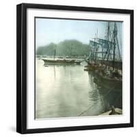 Palermo (Sicily), Mount Pellegrino Seen from the Port-Leon, Levy et Fils-Framed Photographic Print