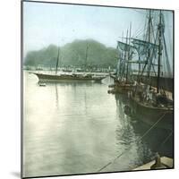 Palermo (Sicily), Mount Pellegrino Seen from the Port-Leon, Levy et Fils-Mounted Photographic Print