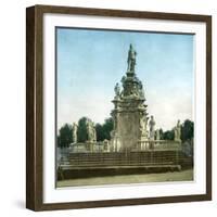 Palermo (Sicily), Statue of Charles the Fifth, Emperor of the Holy Germanic Roman Empire-Leon, Levy et Fils-Framed Photographic Print