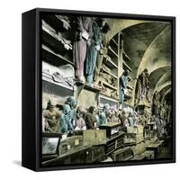 Palermo (Sicily), the Catacombs-Leon, Levy et Fils-Framed Stretched Canvas