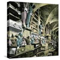 Palermo (Sicily), the Catacombs-Leon, Levy et Fils-Stretched Canvas