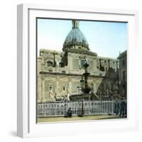 Palermo (Sicily), the Church of Santa Caterina (XVIth Century)-Leon, Levy et Fils-Framed Photographic Print