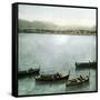 Palermo (Sicily), the City Seen from the Port-Leon, Levy et Fils-Framed Stretched Canvas