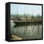 Palermo (Sicily), the Port-Leon, Levy et Fils-Framed Stretched Canvas