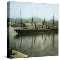 Palermo (Sicily), the Port-Leon, Levy et Fils-Stretched Canvas