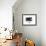 Palermo Skyline Brush Stroke - Black II-NaxArt-Framed Art Print displayed on a wall