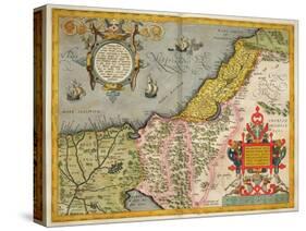 Palestine and the Promised Land, from the 'Theatrum Orbis Terrarum', 1603-Abraham Ortelius-Stretched Canvas