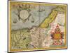 Palestine and the Promised Land, from the 'Theatrum Orbis Terrarum', 1603-Abraham Ortelius-Mounted Giclee Print