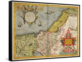 Palestine and the Promised Land, from the 'Theatrum Orbis Terrarum', 1603-Abraham Ortelius-Framed Stretched Canvas