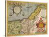 Palestine and the Promised Land, from the 'Theatrum Orbis Terrarum', 1603-Abraham Ortelius-Stretched Canvas