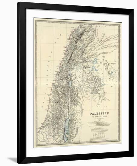 Palestine, c.1861-Alexander Keith Johnston-Framed Art Print