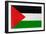 Palestine Flag Design with Wood Patterning - Flags of the World Series-Philippe Hugonnard-Framed Art Print