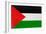 Palestine Flag Design with Wood Patterning - Flags of the World Series-Philippe Hugonnard-Framed Art Print