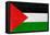 Palestine Flag Design with Wood Patterning - Flags of the World Series-Philippe Hugonnard-Framed Stretched Canvas