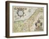 Palestine, from Theatrum Orbis Terrarum, Antwerp, Plate, 1570-Achille Cattaneo-Framed Giclee Print