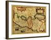 Palestine - Panoramic Map-Lantern Press-Framed Art Print