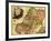 Palestine - Panoramic Map-Lantern Press-Framed Art Print