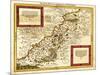 Palestine - Panoramic Map-Lantern Press-Mounted Art Print