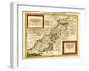 Palestine - Panoramic Map-Lantern Press-Framed Art Print