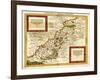 Palestine - Panoramic Map-Lantern Press-Framed Art Print