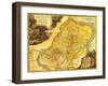 Palestine - Panoramic Map-Lantern Press-Framed Art Print