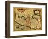 Palestine - Panoramic Map-Lantern Press-Framed Art Print