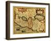 Palestine - Panoramic Map-Lantern Press-Framed Art Print