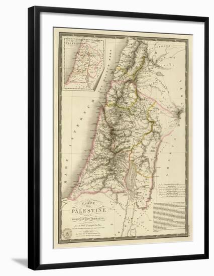 Palestine sous la Domination Romaine, c.1828-Adrien Hubert Brue-Framed Art Print