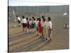 Palestinian Children Line Up-null-Stretched Canvas