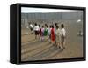 Palestinian Children Line Up-null-Framed Stretched Canvas