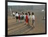 Palestinian Children Line Up-null-Framed Photographic Print