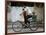 Palestinian Man, 28, Takes His Son, 4, and Daughter, 2, on His Bicycle-null-Framed Photographic Print