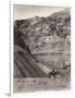 Palestinian Man on Donkey-null-Framed Photographic Print