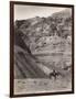 Palestinian Man on Donkey-null-Framed Photographic Print