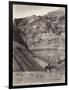 Palestinian Man on Donkey-null-Framed Photographic Print