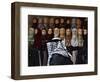 Palestinian Man Passes in Front of a Shop Offering Veils for Sale in Jerusalem's Old City-null-Framed Photographic Print