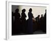 Palestinian Women Sit as They Mourn During the Funeral of Four Al-Aqsa Martyrs' Brigades Militants-null-Framed Photographic Print