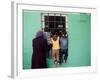 Palestinians Listen from Outside to a Music Band in a Mosque, During Celebrations Marking Nebi Musa-null-Framed Photographic Print