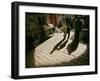 Palestinians Make their Way to the Al Aqsa Mosque Compound for Traditional Muslim Friday Prayers-null-Framed Photographic Print